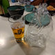 Pint glass for scale